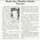 Obituary - Rhoda Mae Wheatley (1925-1999)